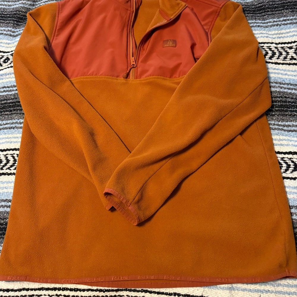 Ascend Orange Fleece Pullover